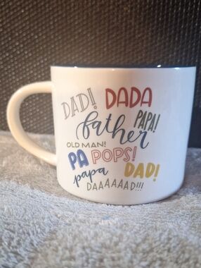 Father Multi-Text White Coffee Mug